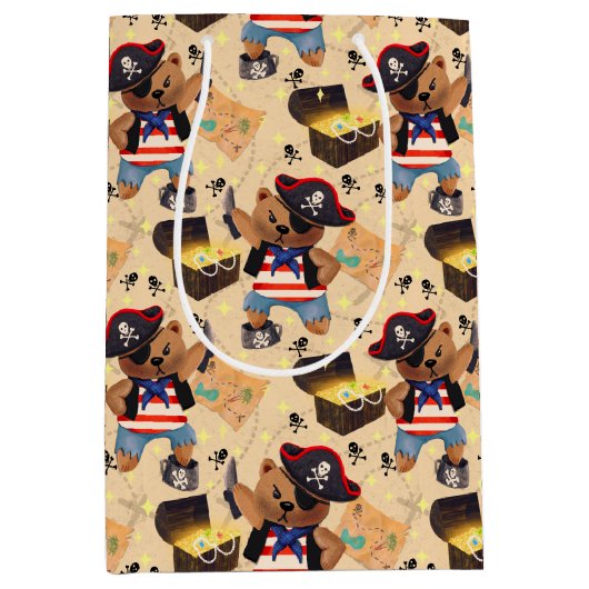 Unwrap the Adventure: Pirate Beer Medium Cadeauzakje (Voorkant)