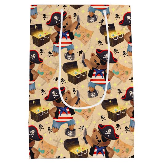 Unwrap the Adventure: Pirate Beer Medium Cadeauzakje (Achterkant)