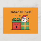 Unwrap the Magic Christmas Briefkaart (Voorkant)