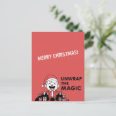 Unwrap the Magic Christmas Briefkaart (Staand voorkant)