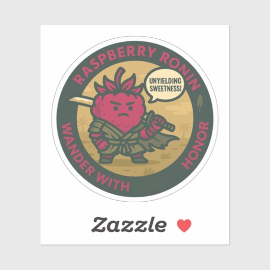 Unyielding Sweetness Warrior Raspberry Sticker (Vel)