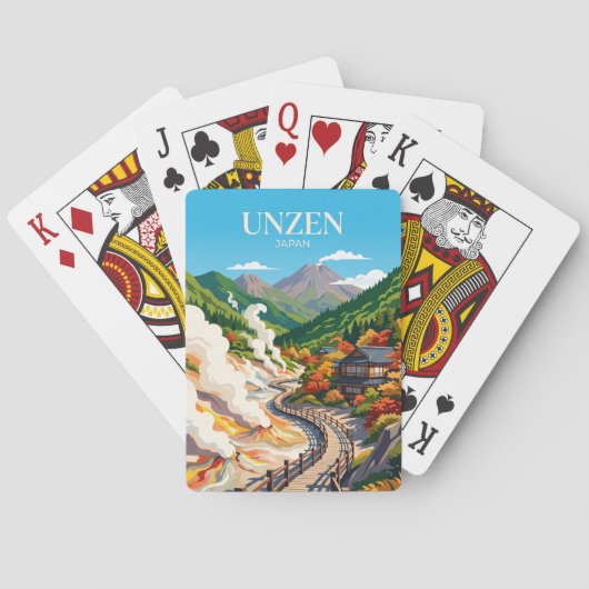 Unzen Japan Pokerkaarten (Achterkant)