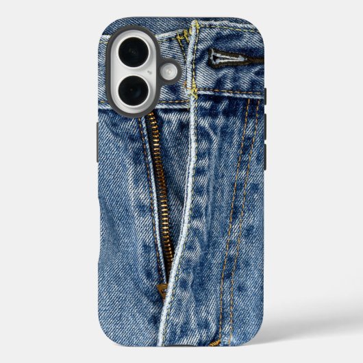 Unzipped Blue Jeans Case-Mate iPhone Case (Achterkant)