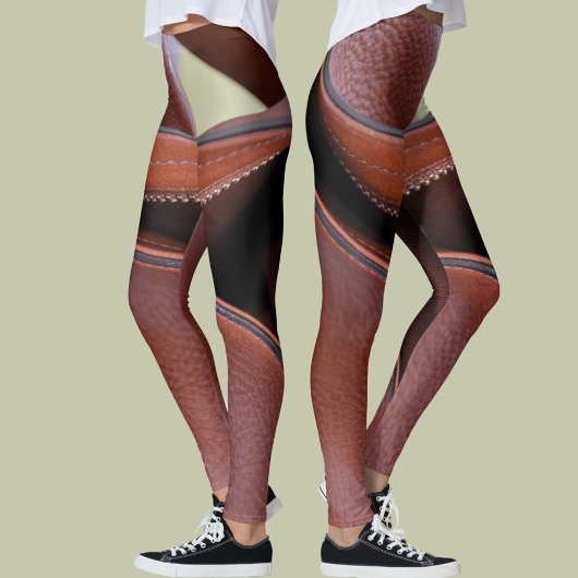 Unzipped Leather Sensuous Chic Leggings