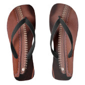 Unzipped Leather Teenslippers (Voetbed)