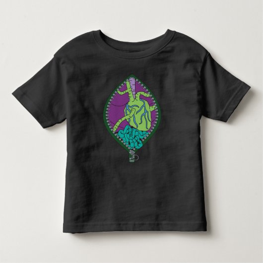 Unzipped monster! kinder shirts (Voorkant)