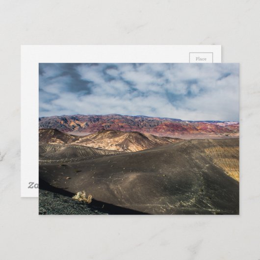 Uonthbe Crater Death Valley Briefkaart (Voorkant / Achterkant)