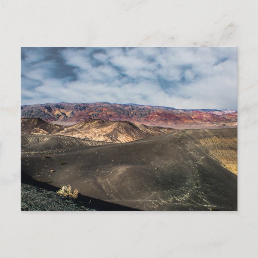 Uonthbe Crater Death Valley Briefkaart (Voorkant)
