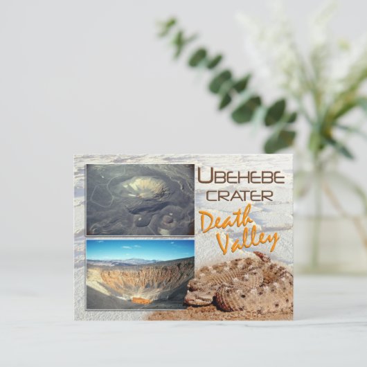 Uonthbe Crater, Death Valley National Park, CA Briefkaart (Staand voorkant)