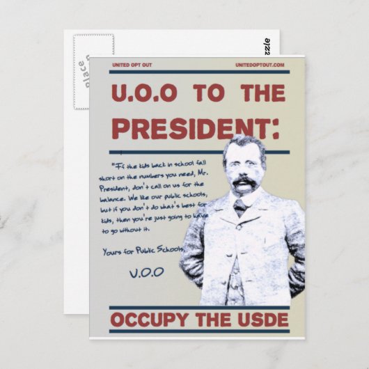 UOO Officieel Briefkaart 1 (Voorkant / Achterkant)