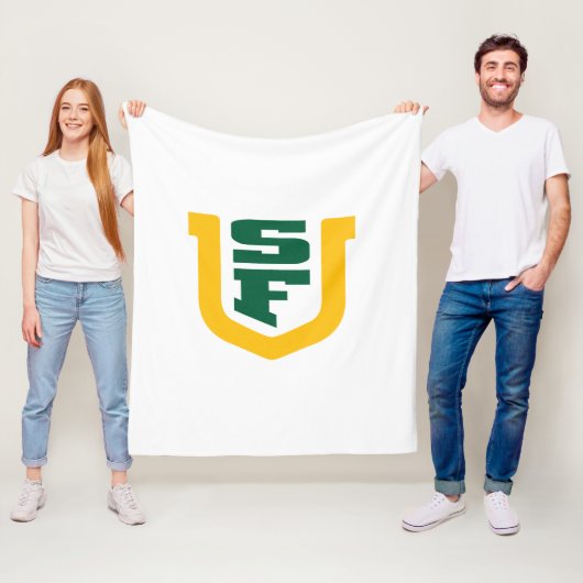 UOSF Logo Fleece Deken (In situ)