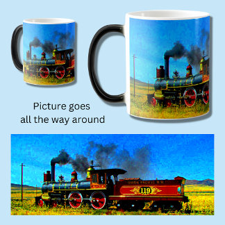 UP119 Stammotor Locomotief Railroad Magische Mok