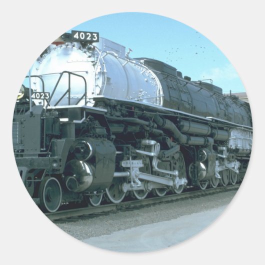 UP 4-8-8-4 "Big Boy" Ronde Sticker (Voorkant)