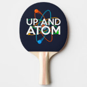 UP AND ATOM wetenschap Tafeltennisbatje (Voorkant)