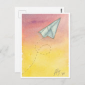 Up and Away Briefkaart (Voorkant / Achterkant)