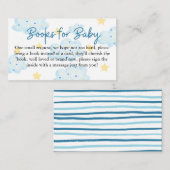 Up and Away Clouds en Stars Boeken voor Baby Informatiekaartje (Voorkant / Achterkant)