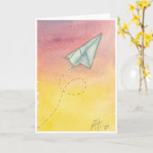 Up and Away Kaart (Gele Bloem)