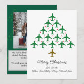 Up and Away Kerst Kaart (Voorkant / Achterkant)