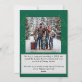 Up and Away Kerst Kaart (Achterkant)