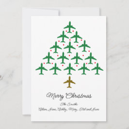 Up and Away Kerst Kaart