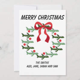 Up and Away Krans Kerst Kaart