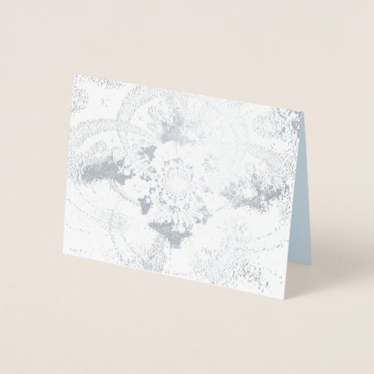 "Up and Beyond" Silver Foil Note Kaart met envelop (Voorkant)
