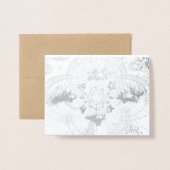 "Up and Beyond" Silver Foil Note Kaart met envelop (Voorkant met envelop)