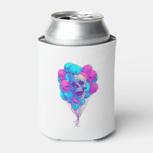 Up and Bone � Funny Floating Skull Blikjeskoeler (Blikje Voorkant)