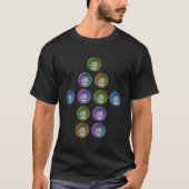 Up Arrow T Shirt Design 5 jaar (Voorkant)