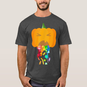 Up Chuck Pumpkin Jack O Lantern T T-shirt
