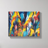 Up Close en Feathery2 Print op 10x18 Canvas (Voorkant)