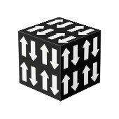 Up Down Wood Cube Decor Kubus (Achter hoekig)