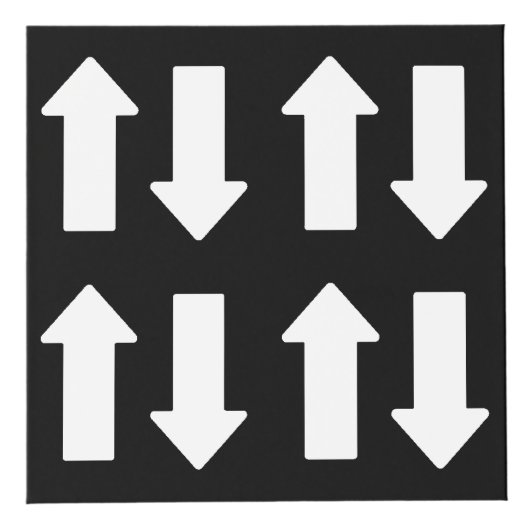 Up Down Wood Cube Decor Kubus (Voorkant)