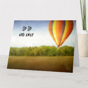 UP EN AWAY=40th BIRTHDAY Kaart