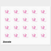 Up foundation ronde sticker (Vel)