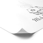 Up House Vingerafdrukken Guestbook Poster (Hoek)