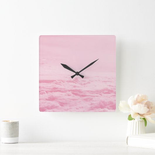 Up in the Dreamy Clouds 8 Vierkante Klok (Huis)