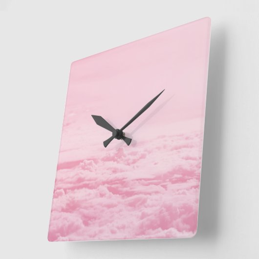 Up in the Dreamy Clouds 8 Vierkante Klok (Hoek)