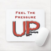 UP Logo nobevBG, voel de druk Muismat (Met muis)