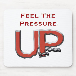 UP Logo nobevBG, voel de druk Muismat
