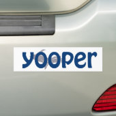 UP Michigan Yooper Bumpersticker (Op auto)