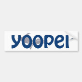 UP Michigan Yooper Bumpersticker (Voorkant)