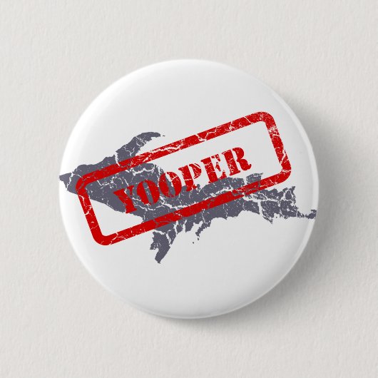 UP Michigan Yooper Button (Voorkant)