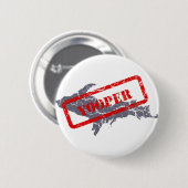 UP Michigan Yooper Button (Voorkant /achterkant)