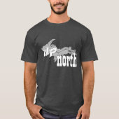 UP Michigan Yooper Up North Mannen T-shirt (Voorkant)