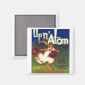 Up n' Atom California Carrots Magneet (Voorkant / Achterkant)