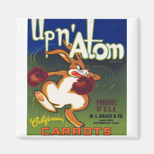 Up n' Atom California Carrots Magneet
