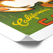 Up n' Atom California Carrots Poster (Hoek)