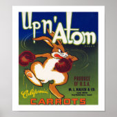 Up n' Atom California Carrots Poster (Voorkant)
