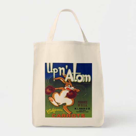 Up n' Atom California Carrots Tote Bag (Voorkant)